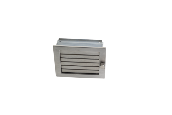 Warmluftgitter 25/15 Edelstahl matt