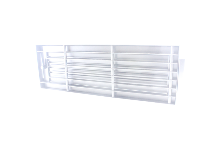 CB Deckengitter mit höhenverstellbarem Einbaurahmen 45 x 15 weiß