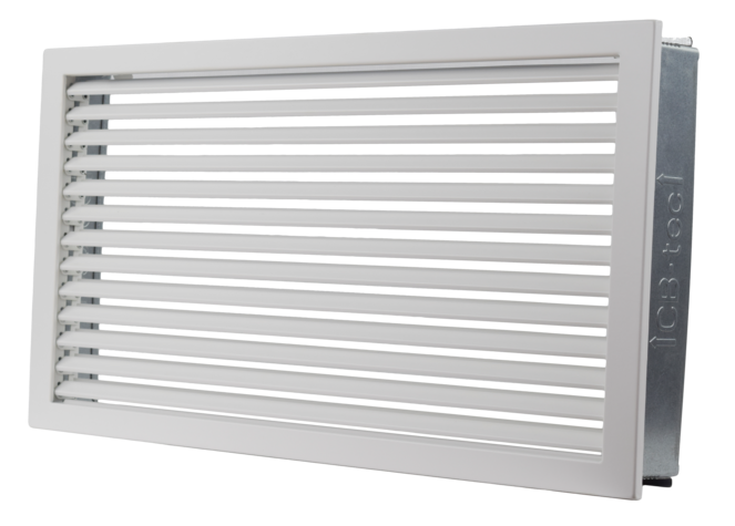 Kaltluftgitter 55/28 weiß