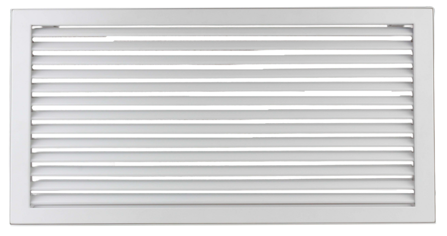 Kaltluftgitter 55/28 weiß putzbündig