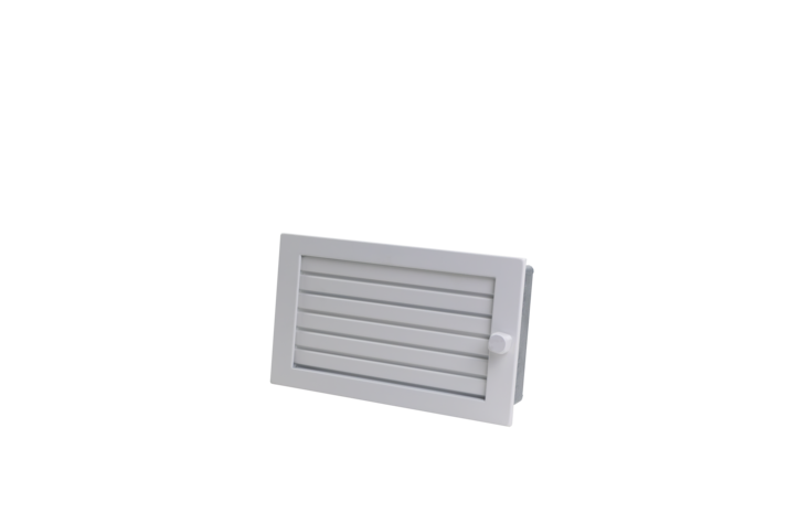 Warmluftgitter 25/15 weiß