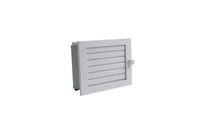 Warmluftgitter 20/15 weiß