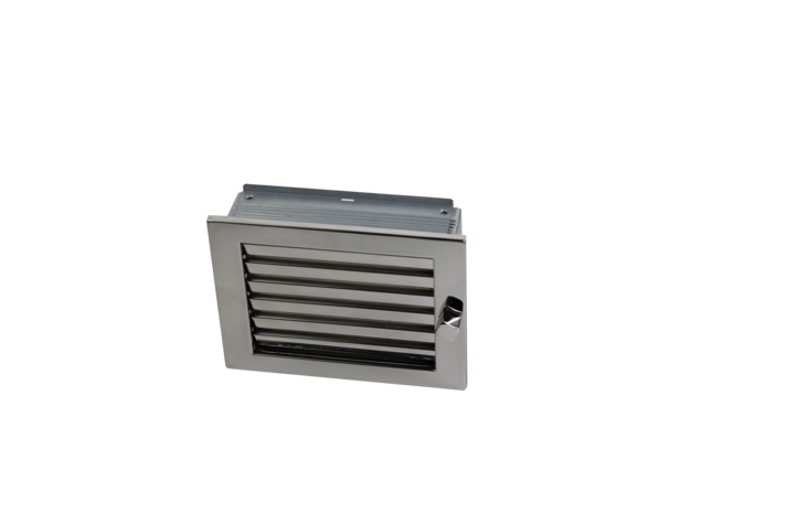 Warmluftgittter 20/15 Edelstahl hochglanz