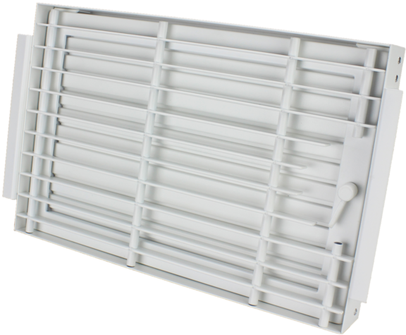 CB Deckengitter mit höhenverstellbarem Einbaurahmen 45 x 23 weiß