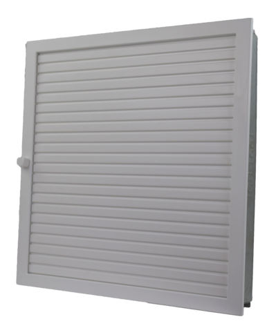 Warmluftgitter 45/45 weiß