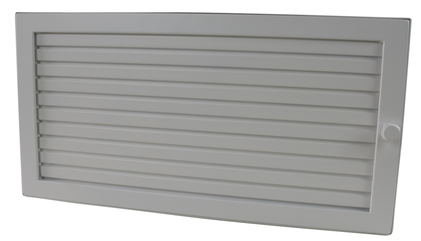 Warmluftgitter 45/23 weiß putzbündig