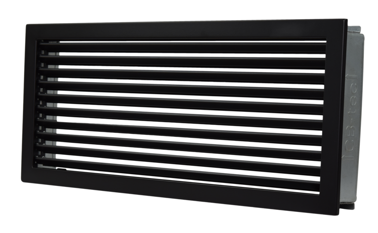 Kaltluftgitter 55/23 schwarz