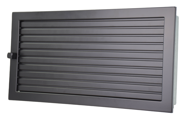 Warmluftgitter 45/23 schwarz