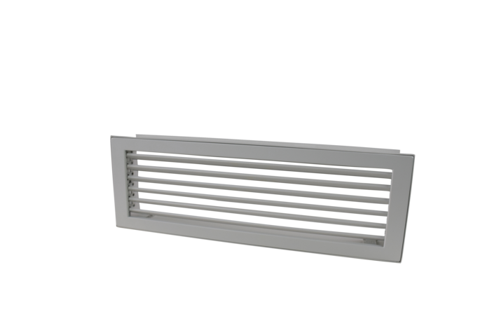 Kaltluftgitter 45/15 weiß putzbündig