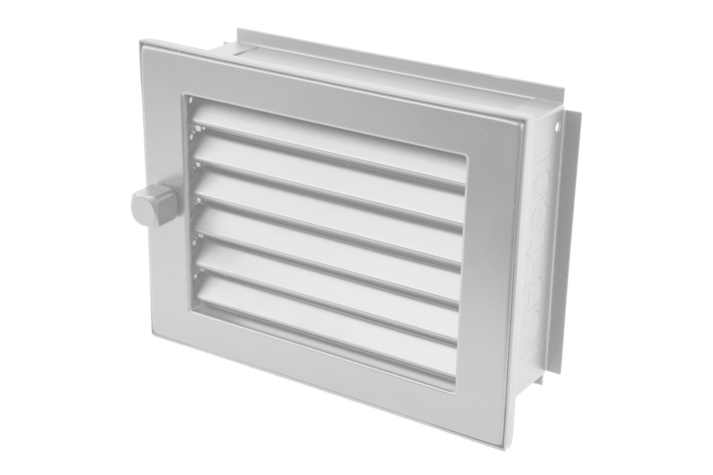 Warmluftgitter 20/15 weiß putzbündig