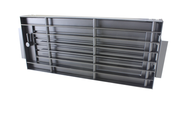 CB Deckengitter mit höhenverstellbarem Einbaurahmen 35 x 15 schwarz