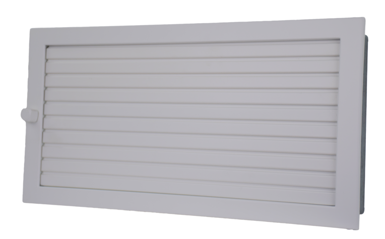 Warmluftgitter 45/23 weiß